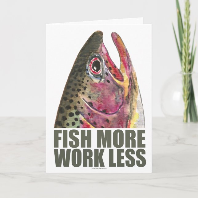 Trout Fishing More Card (Front)