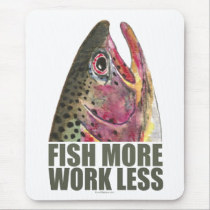 Trout Fishing More Mouse Pad
