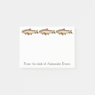 Trout Fishing Post-it Notes