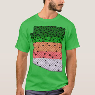 Trout Fishing Rainbow Trout Pattern Arizona State T-Shirt