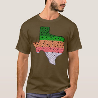 Trout Fishing Rainbow Trout Pattern Texas State Ma T-Shirt