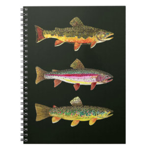 Trout Fly Fishermen Notebook