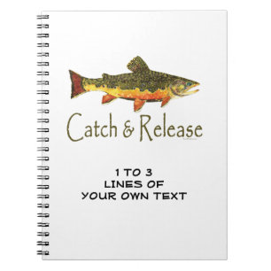 Trout Fly Fishermen Notebook