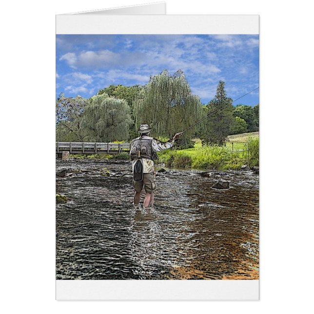 trout fly fishing (Front)