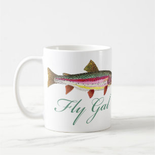 Trout Fly Fishing Coffee Mug