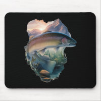 Trout Fly Fishing Mountains Nature Fisherman 