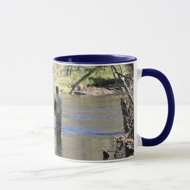 Trout Fly Fishing Mug (Right)