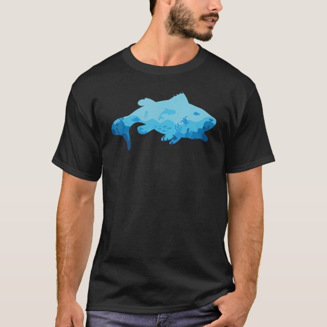 Trout Fly Fishing Nature Outdoor Fisherman T-Shirt (Front)