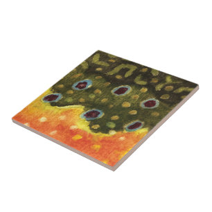 Trout Fly Fishing Tile
