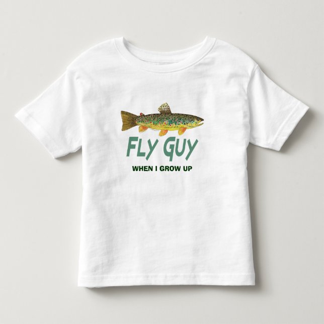 Trout Fly Fishing Toddler T-shirt (Front)