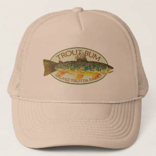 Trout Fly Fishing Trucker Hat