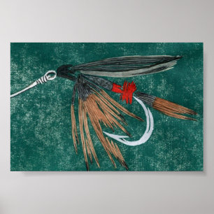 Trout Fly Poster