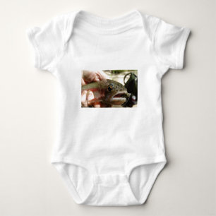 Trout in Hands Baby Bodysuit
