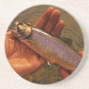 Trout in Hands Coaster