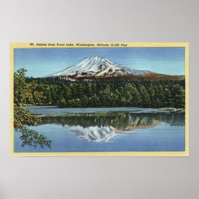 Trout Lake, Washington Poster (Front)