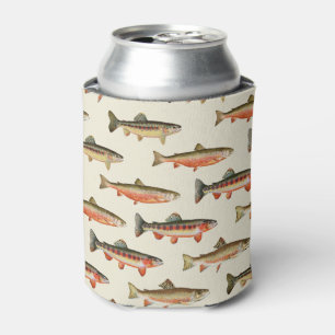 Trout on Cream Can Cooler