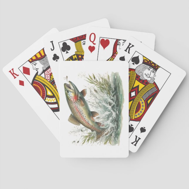 Trout Playing Cards (Back)