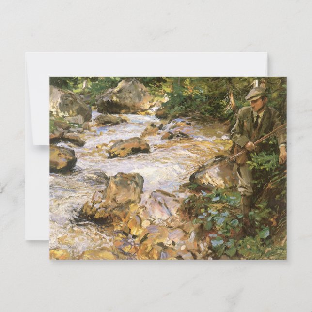 Trout Stream in the Tyrol by John Singer Sargent (Front)