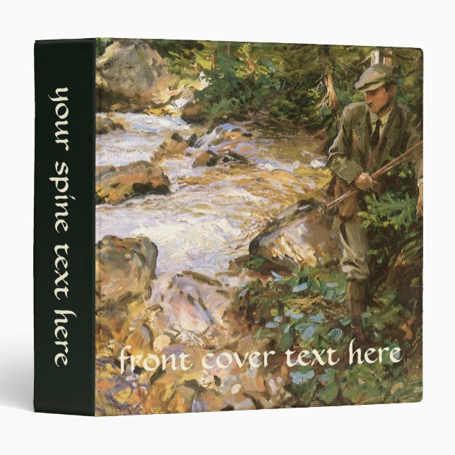 Trout Stream in the Tyrol by John Singer Sargent Binder (Front/Spine)