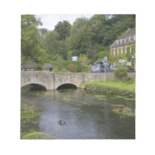 Trout stream in the village of Bibury, Notepad