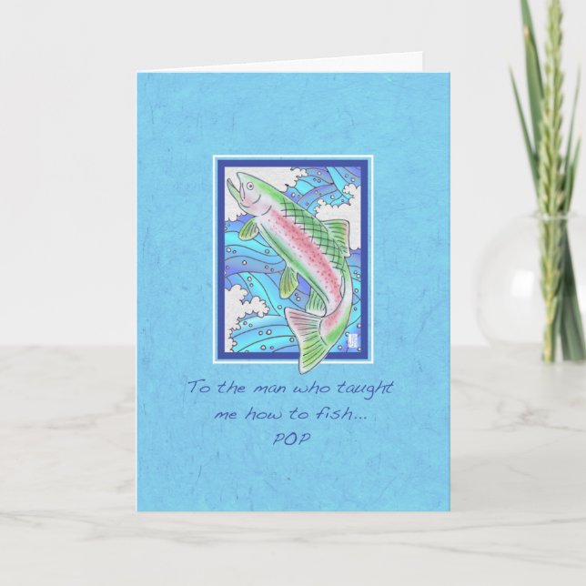 Trout to Pop Father’s Day Card (Front)