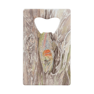 Trout tool credit card bottle opener