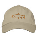 Trout Tracker Distressed Hat - Khaki