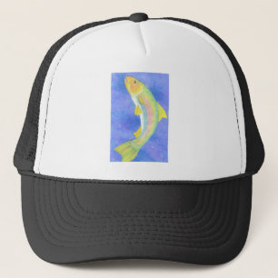 trout trucker hat