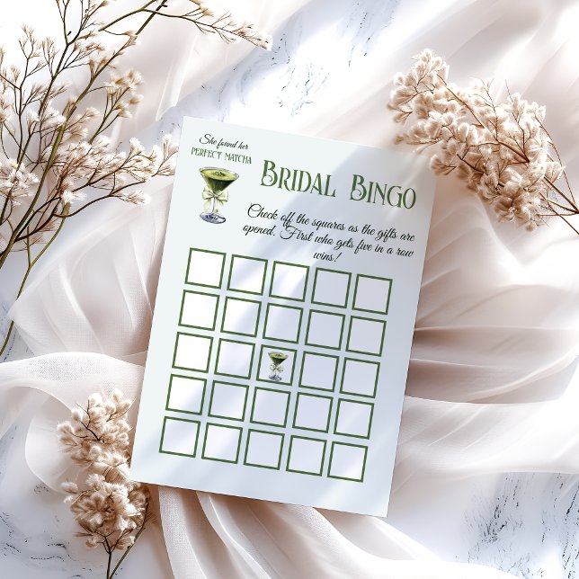 Trouvé Sa Carte De Bingo De Fête des mariées Match (Créateur téléchargé)