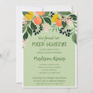 Trouvé Son Invitation De Douche Mariale Squeeze