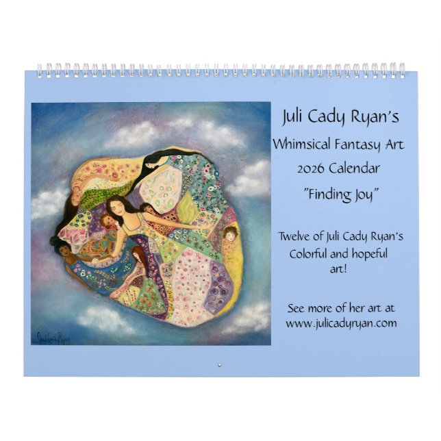 Trouver Joy Whimsical Art 2025 Calendrier (Protection)