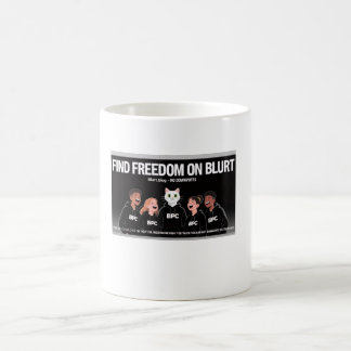 Trouver la liberté sur Blurt Cup Mug