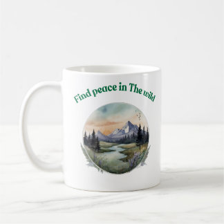 Trouver la paix dans la nature Mug - Forêt Pittore