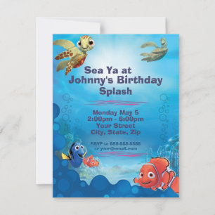 Trouver Nemo Invitation Anniversaire
