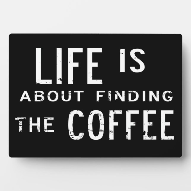 Trouvez la plaque de café (Devant)