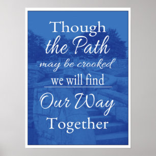 Trouvez notre chemin ensemble - affiche
