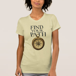 "Trouvez votre chemin Compas et T-shirt carte"