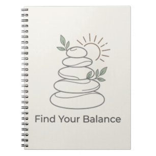 Trouvez votre équilibre Cahier esthétique Zen