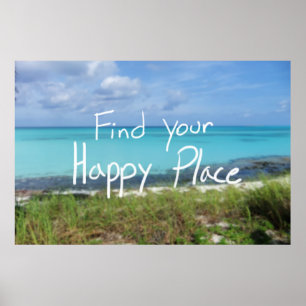 Trouvez votre joyeux affiche inspirante