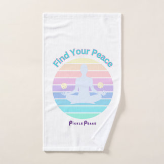 Trouvez votre serviette sport Peace par Pickle Pea