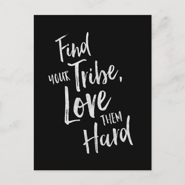 Trouvez votre tribu - Carte Inspiration (Devant)