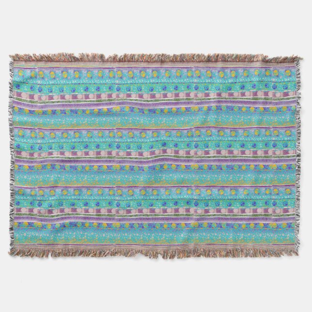 Trowblanket Fantasia Colori Throw Blanket (Front)