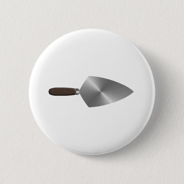 Trowel 2 Inch Round Button (Front)