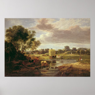 Trowse Meadows, Near Norwich, 1828 Poster