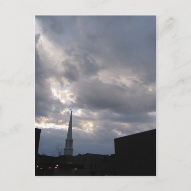 troy clouds postcard (Front)