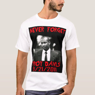Troy Davis, n'oubliez jamais — T-shirt