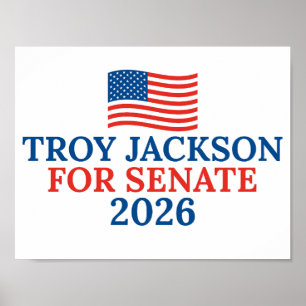 Troy Jackson for Senate 2026 Maine Election Poster