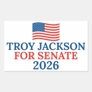 Troy Jackson for Senate 2026 Maine Election Sticker