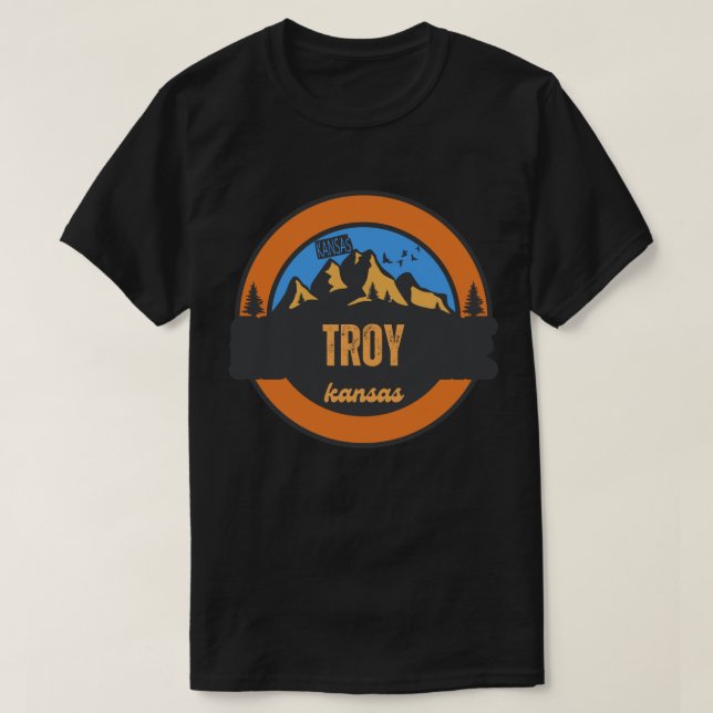 Troy, Kansas T-Shirt (Design Front)