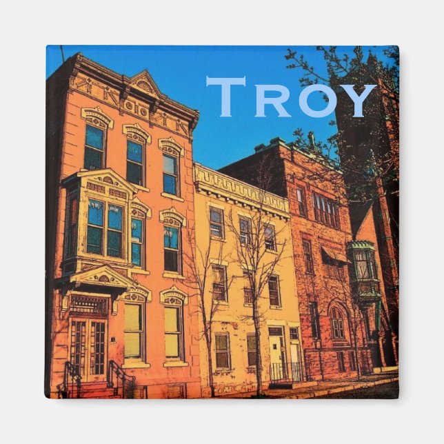 Troy (NY) Magnet (Front)